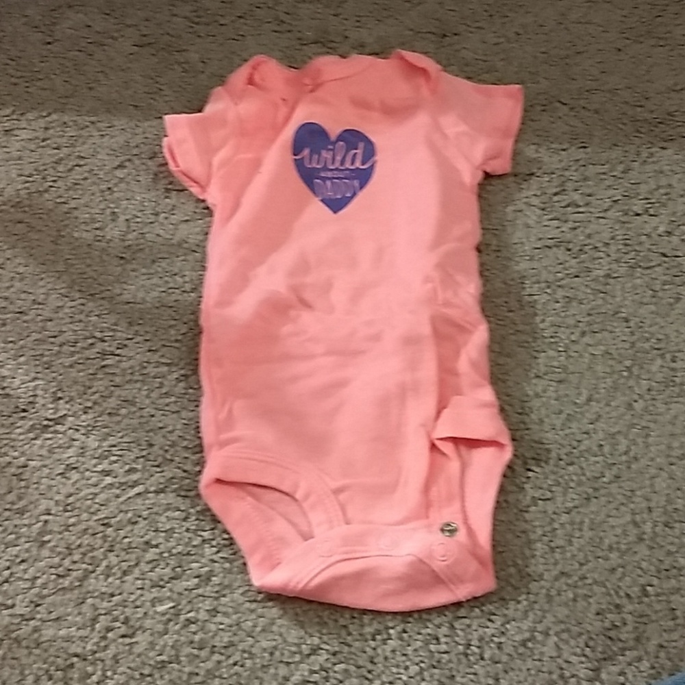 Wild about daddy onesie